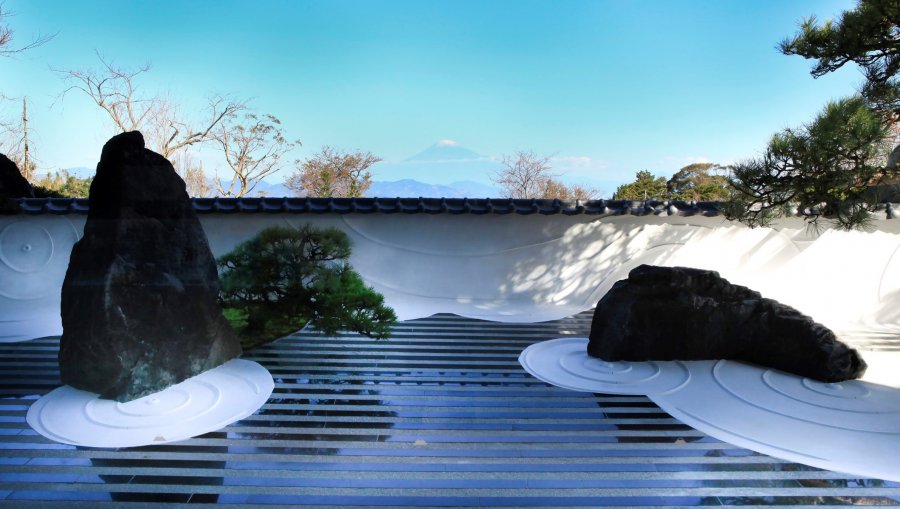 作品「日本平夢テラス」の坪庭